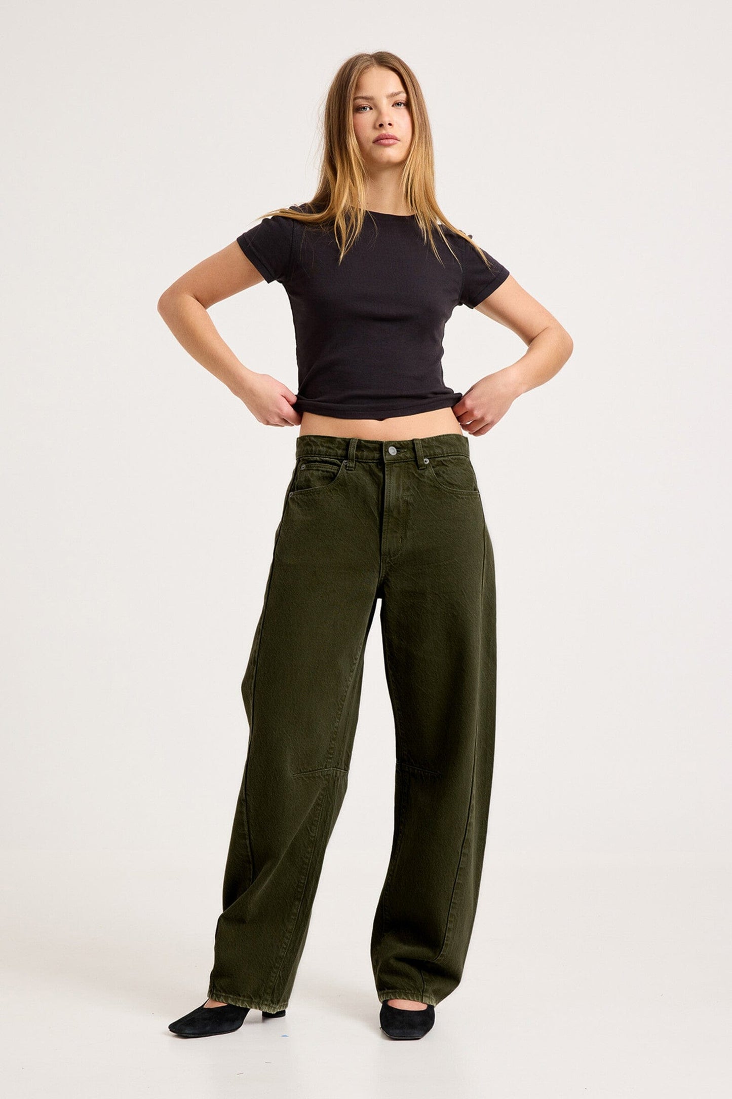 Arc Barrel Jean Long - Military