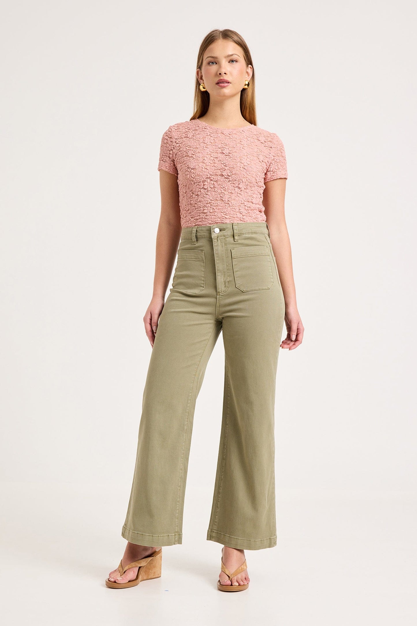 Sailor Pants - Drill Summer Olive
