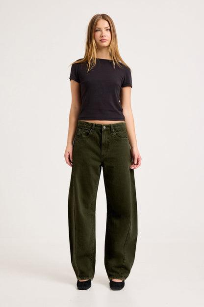 Arc Barrel Jean Long - Military