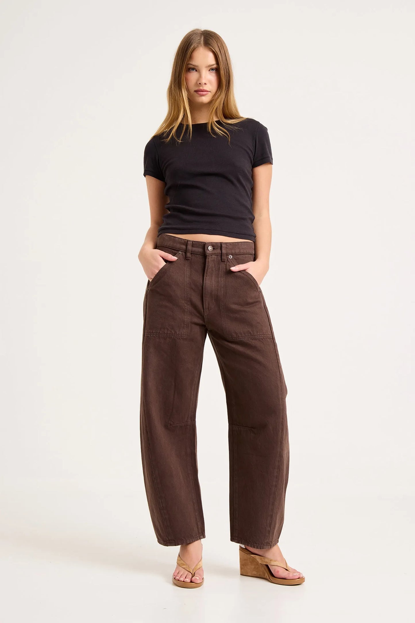 Arc Barrel Trade Jean - Chocolate