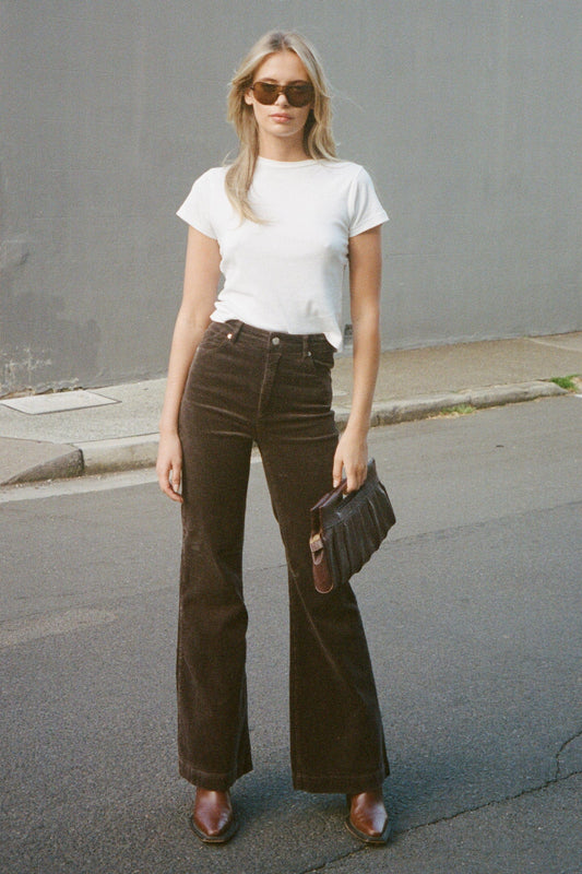 Eastcoast Flare Jean - Espresso Cord