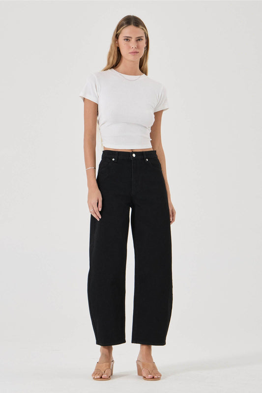 Gigi Barrel Jean - Forever Black