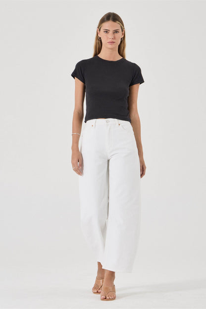 Gigi Barrel Jean - Vintage White