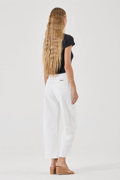 Gigi Barrel Jean - Vintage White