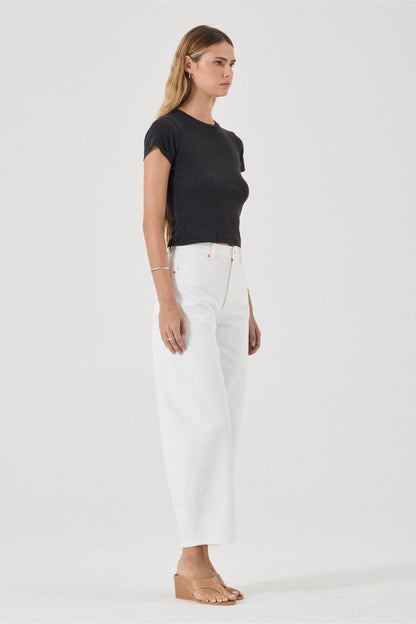 Gigi Barrel Jean - Vintage White