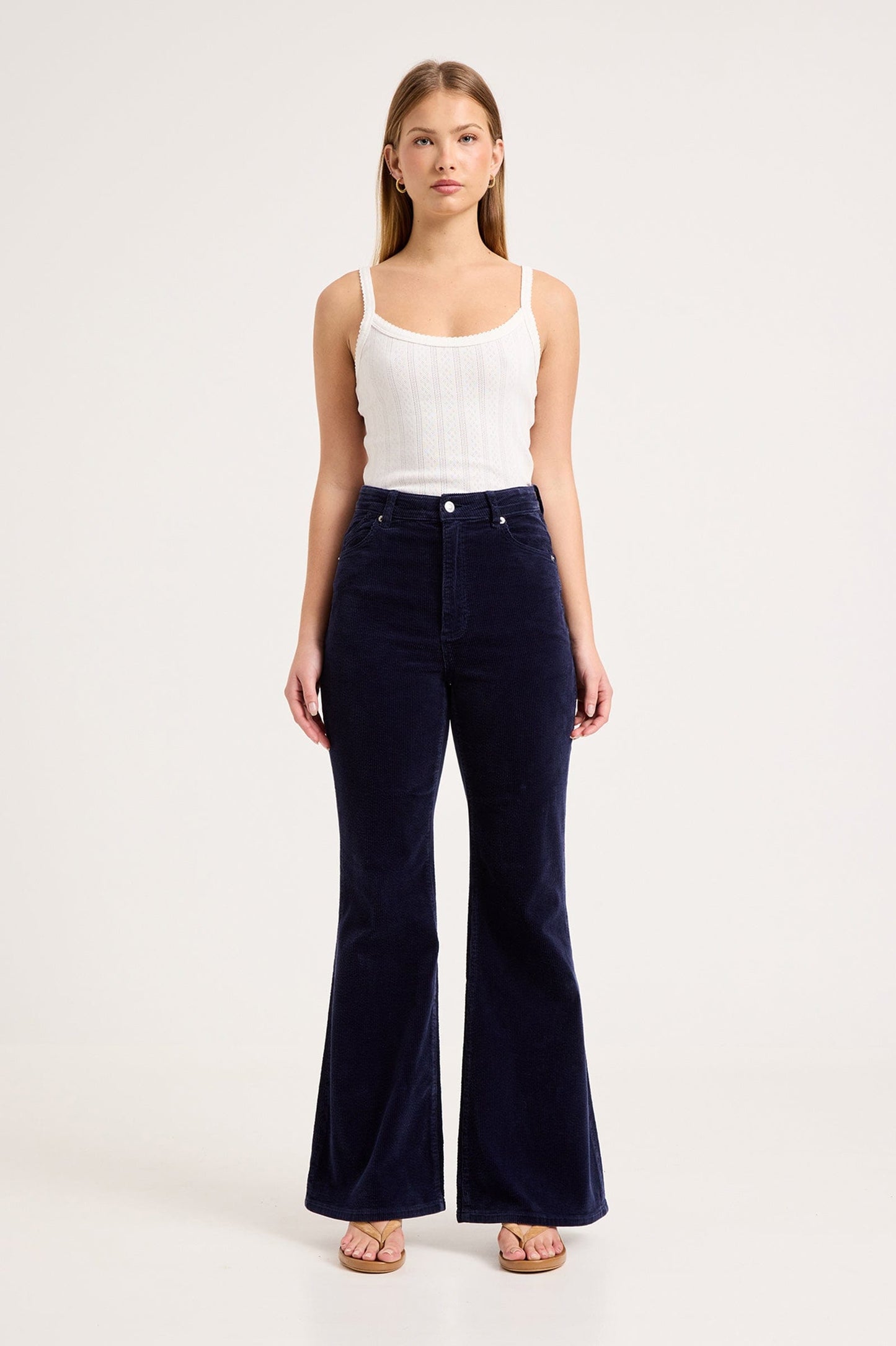 Eastcoast Flare Jean - True Navy Cord