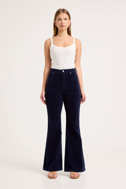 Eastcoast Flare Jean - True Navy Cord