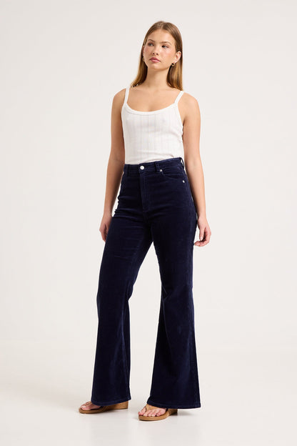 Eastcoast Flare Jean - True Navy Cord