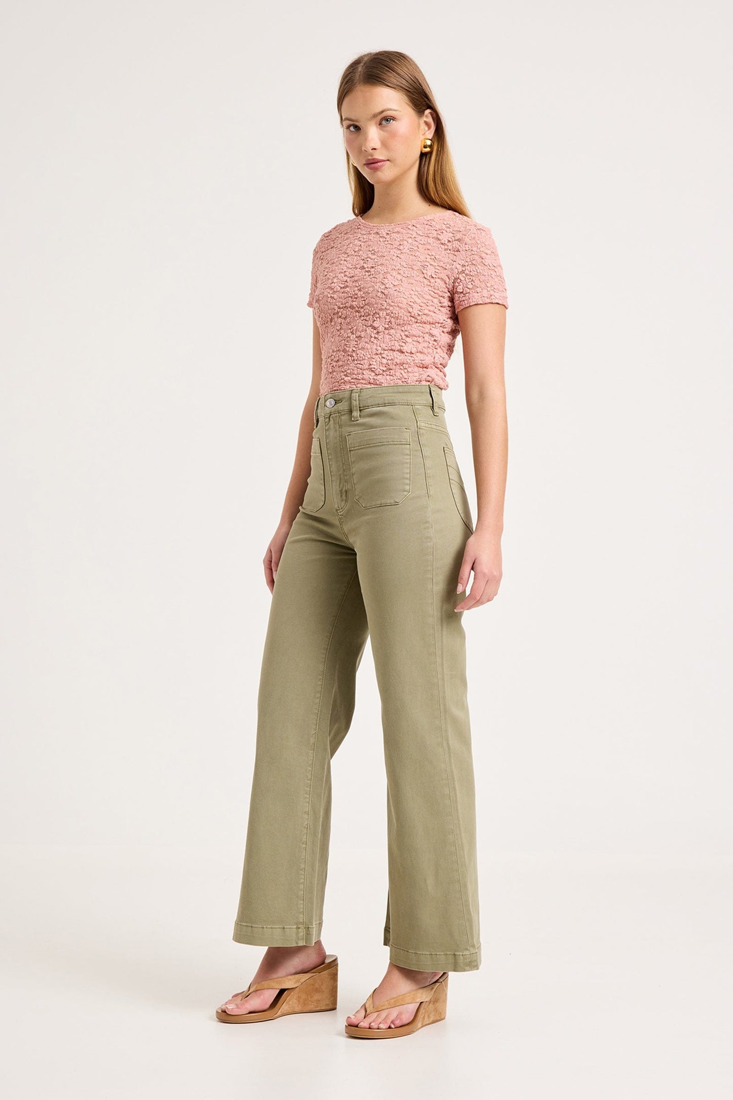 Sailor Pants - Drill Summer Olive