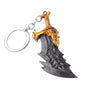 God of War Ragnarok 'Blade of Chaos II' Keyring Metal Keychain